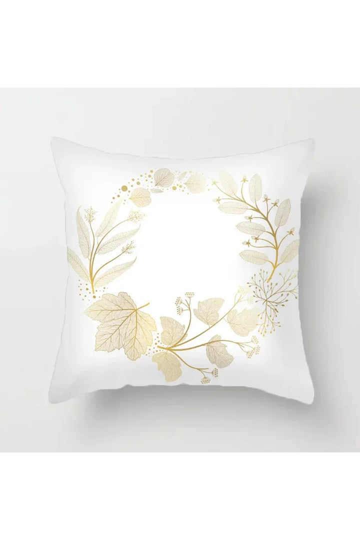 Yellow Leaf Polyester Pillowcase | Bowlift