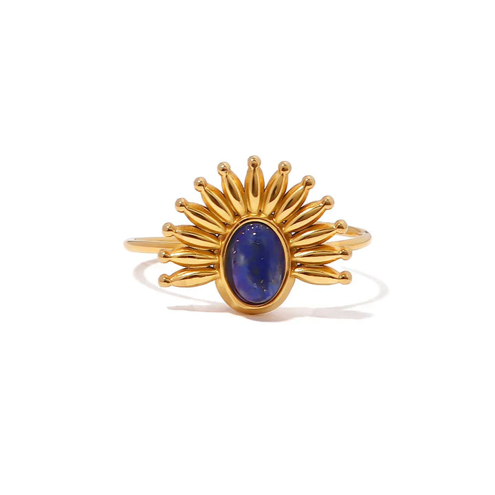 BowLift | Dainty Lapis Sun Shine Ring