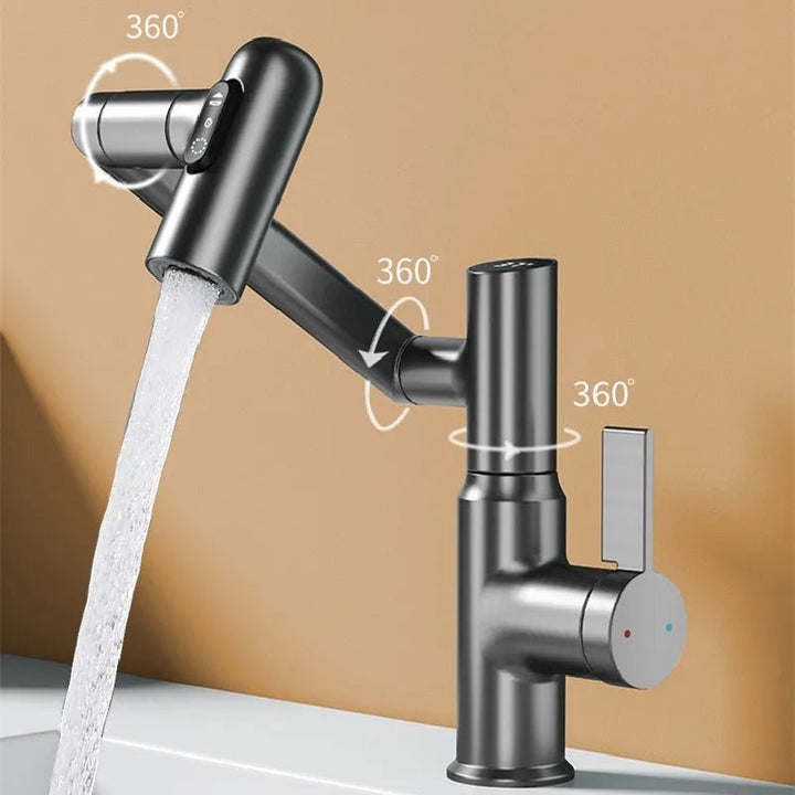 LUSTRAFLOW 360° faucet with LED temperature display | Bowlift