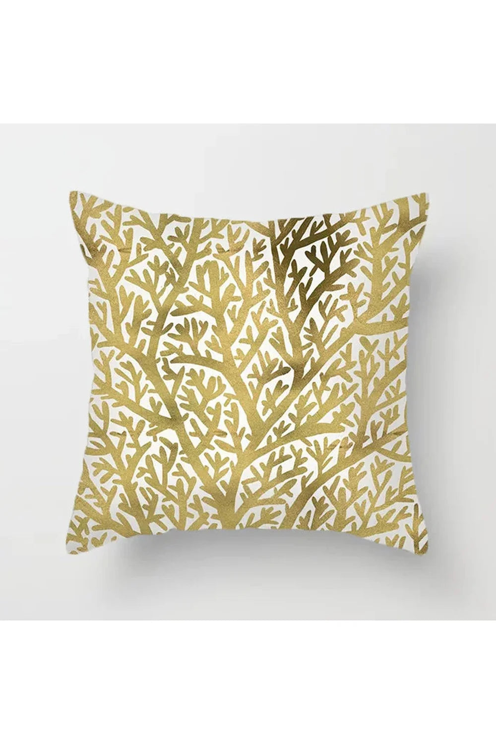 Yellow Leaf Polyester Pillowcase | Bowlift