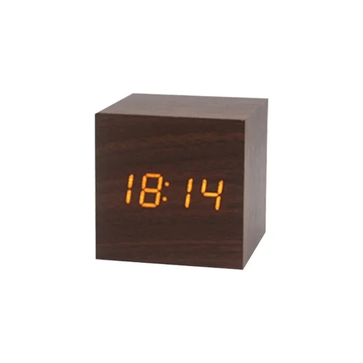 BowLift | Minimalist Wooden Digital Desktop Alarm Clock