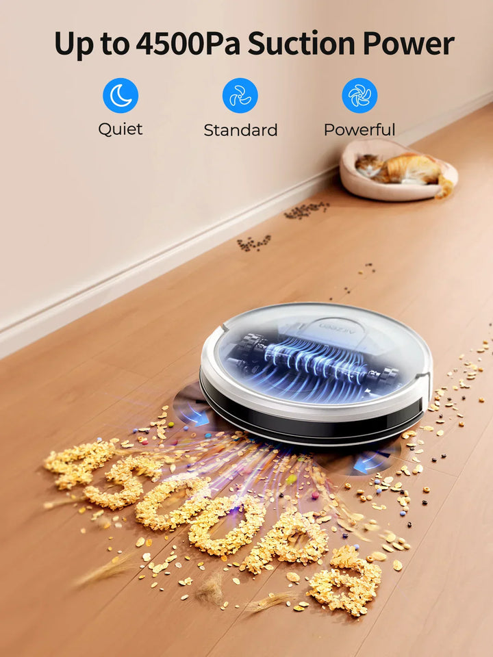 BowLift | SmartClean P10 | 2-in-1 Vacuum and Mop Robot | Gyroscope Navigation | App Control