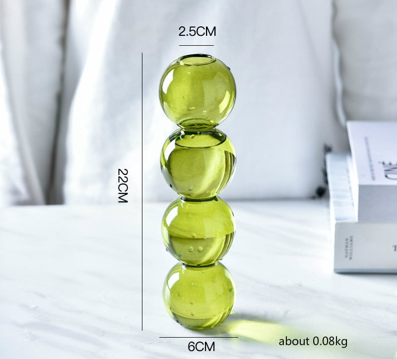 Layered Globe Glass Vase | Bowlift