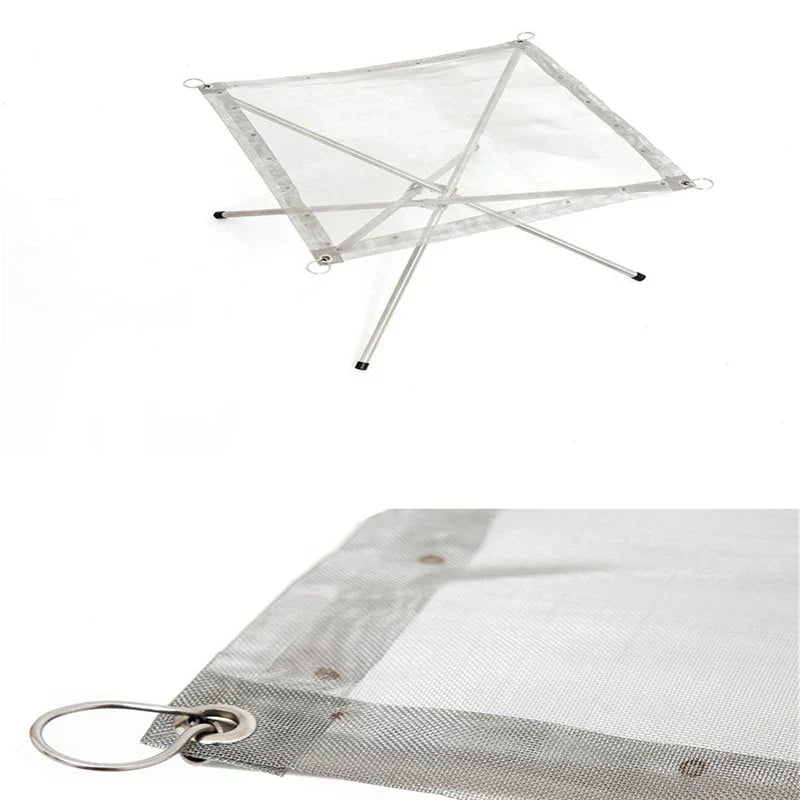 BowLift | Pyroniq Outdoor Fire Pit | Foldable & Stable | Stainless Steel | For Camping & Garden