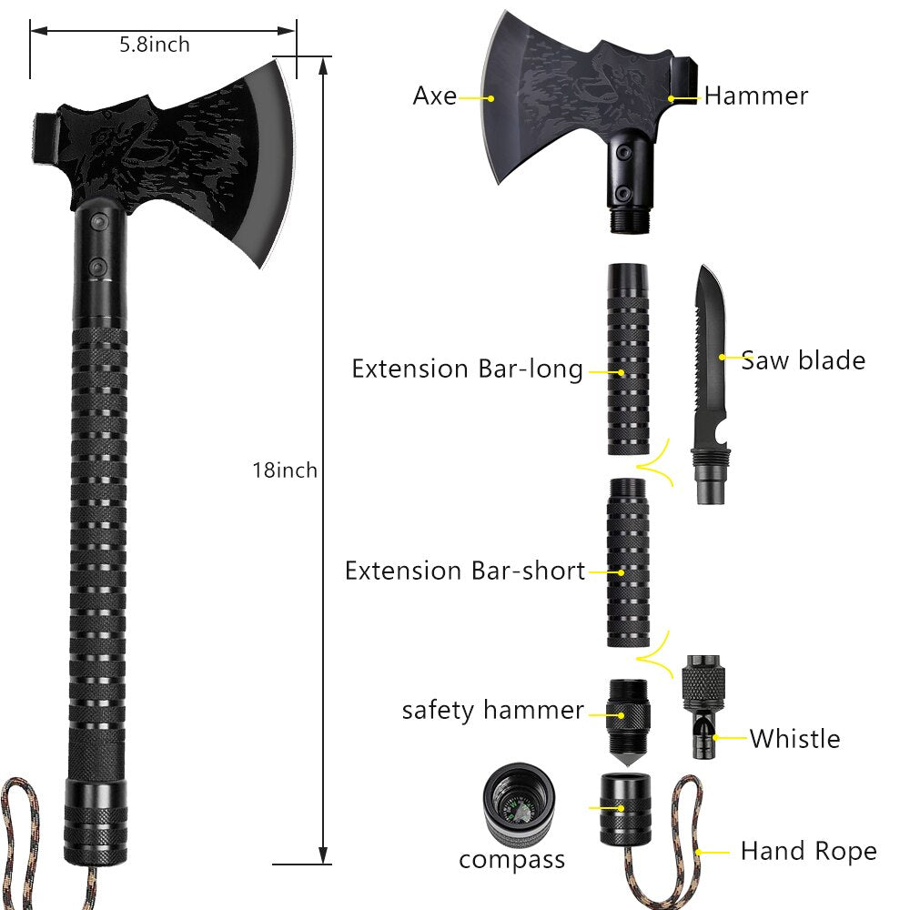 BowLift | Multi-Gear Foldable Survival Camping Axe