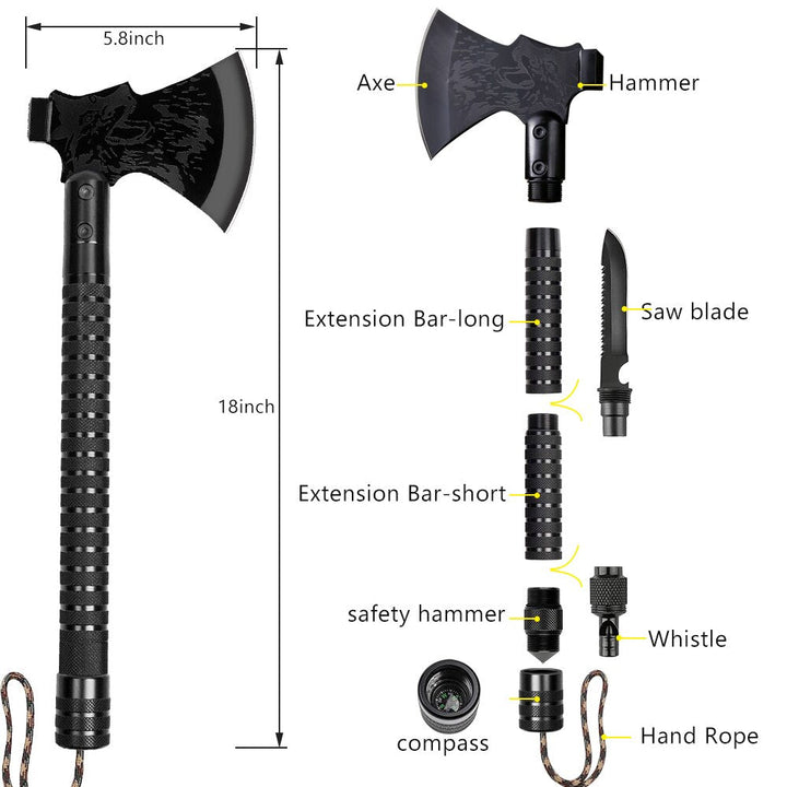 BowLift | Multi-Gear Foldable Survival Camping Axe