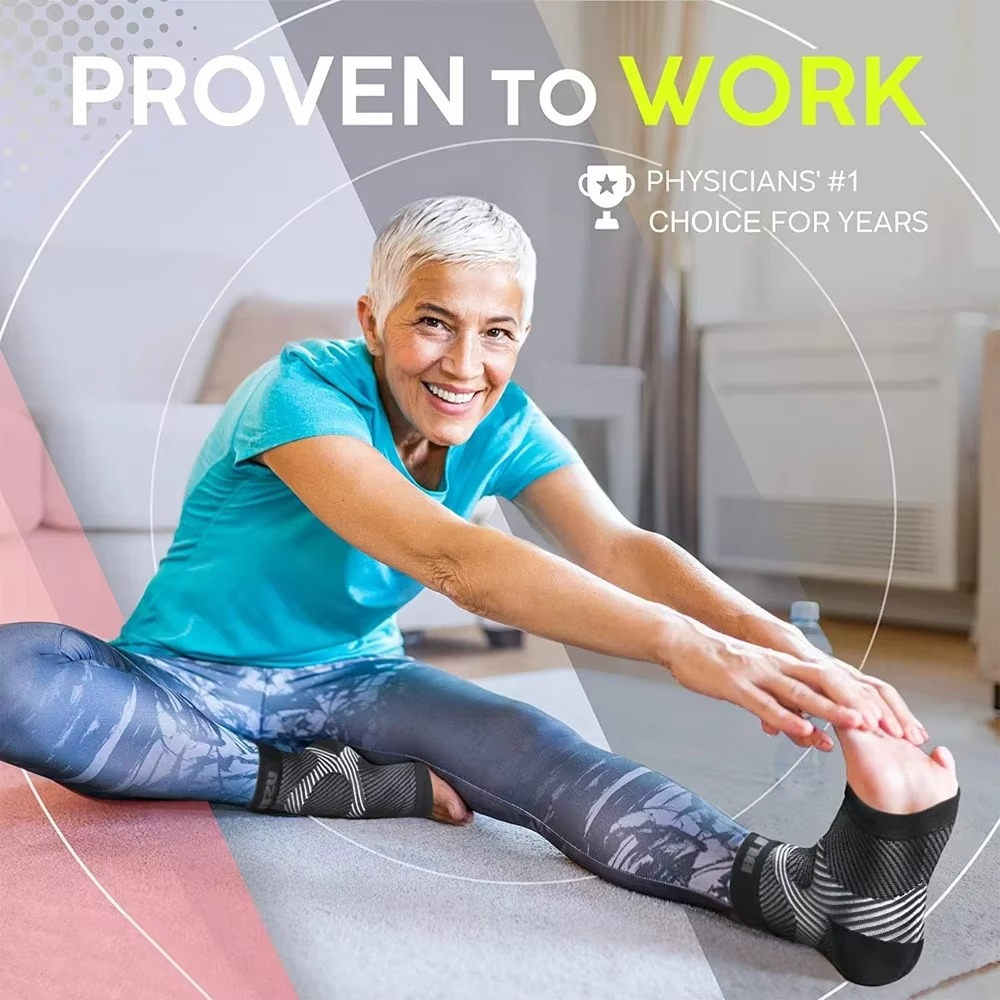 BowLift | Plantar Fasciitis Night Compression Socks with Heel and Arch Support