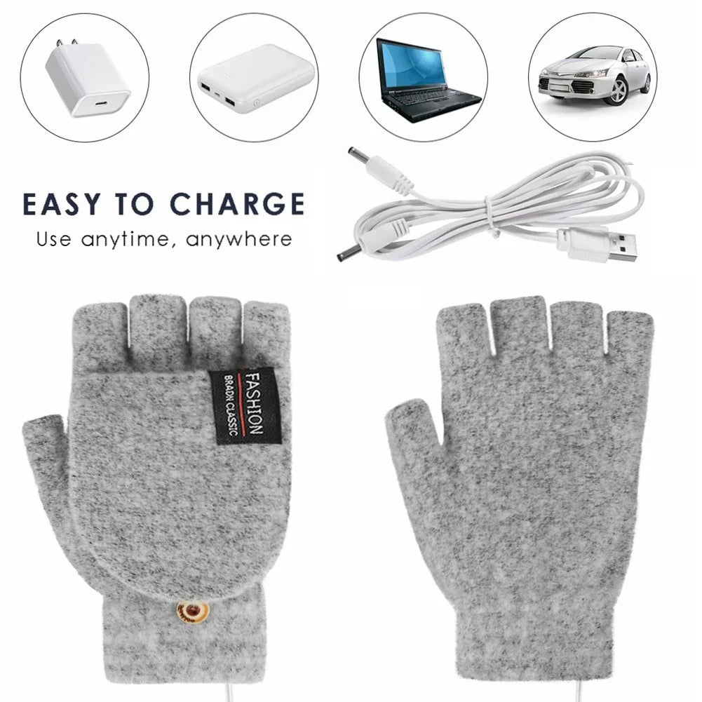 USB Rechargeable Warm Wave Heated Gloves | Bowlift