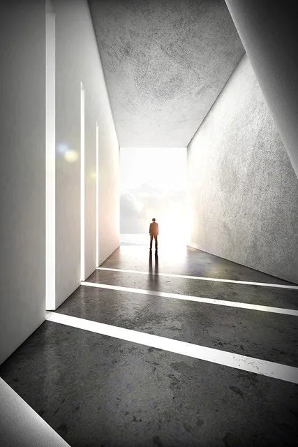 Modern Geometric Architectural Landscapes Wall Art Fine Art Canvas Prints Pictures For Studio Home Office Foyer Inspirational Art Decor | Bowlift