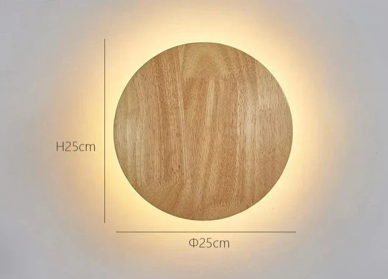 BowLift | ForestLite - Wooden Wall Lamp