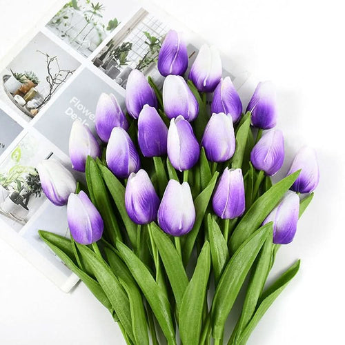 BowLift | Artificial Tulip Bouquet with Realistic Lifelike Flowers