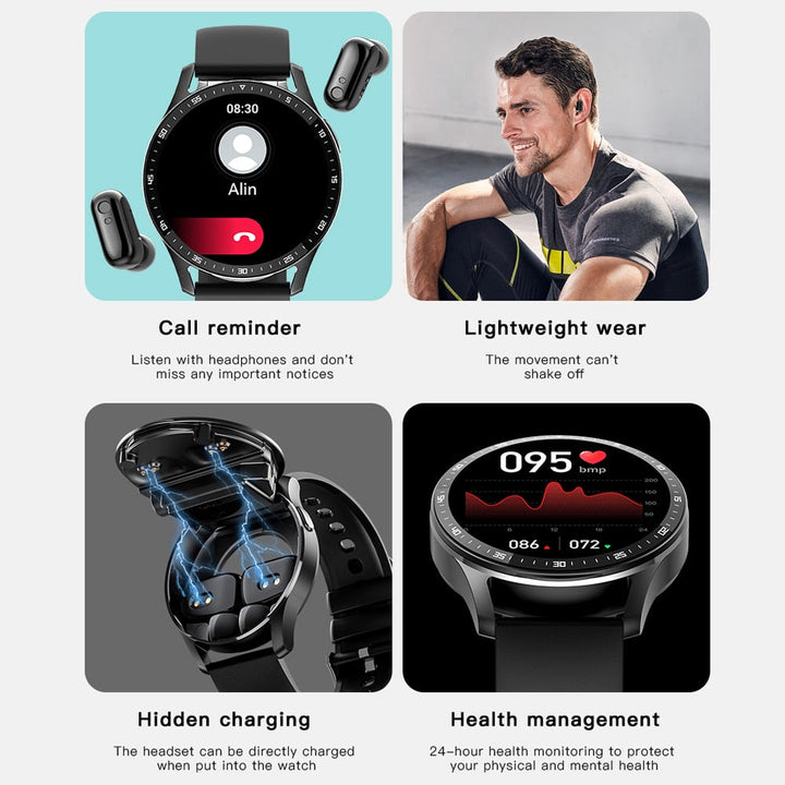 BowLift | Earbuds Smart Watch