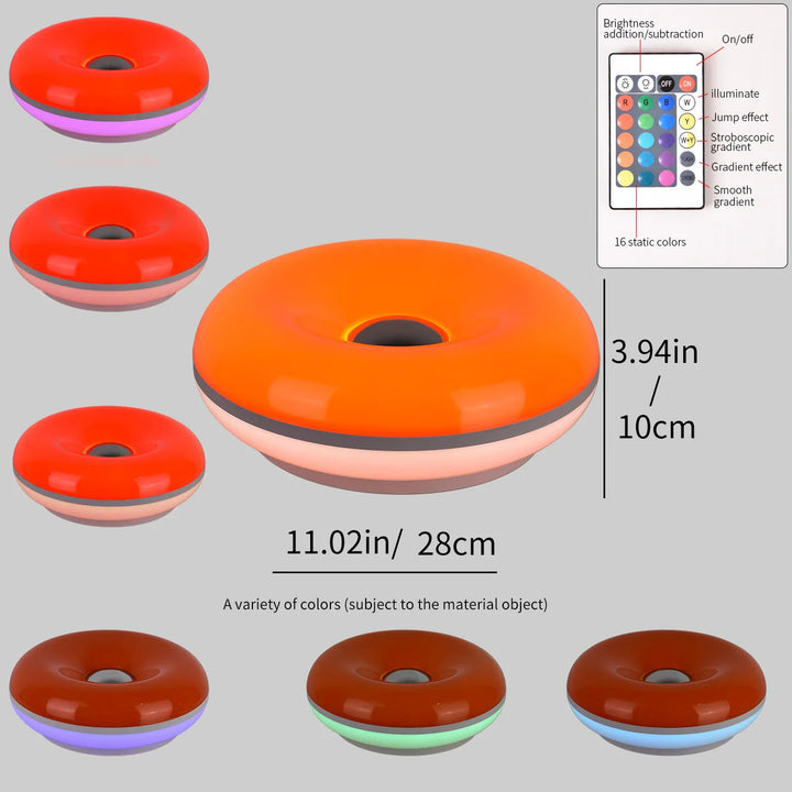 BowLift | Table lamp Luminoro Bauhaus | USB & Touch | RGB 16 colors with remote control | Ambient light for living & bedroom