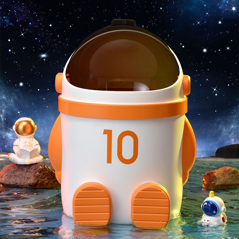BowLift | Mini Astronaut Shape Cute Office Trash Can