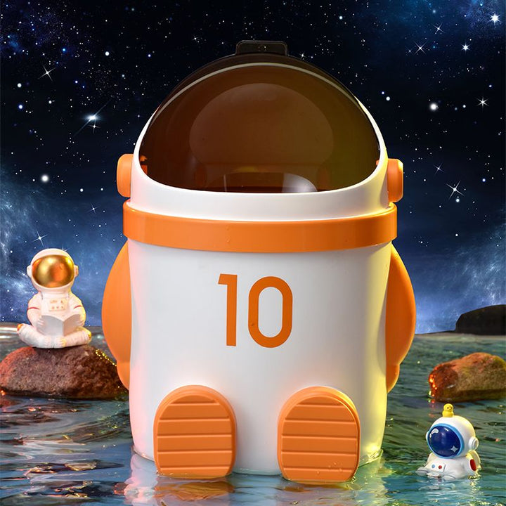 BowLift | Mini Astronaut Shape Cute Office Trash Can
