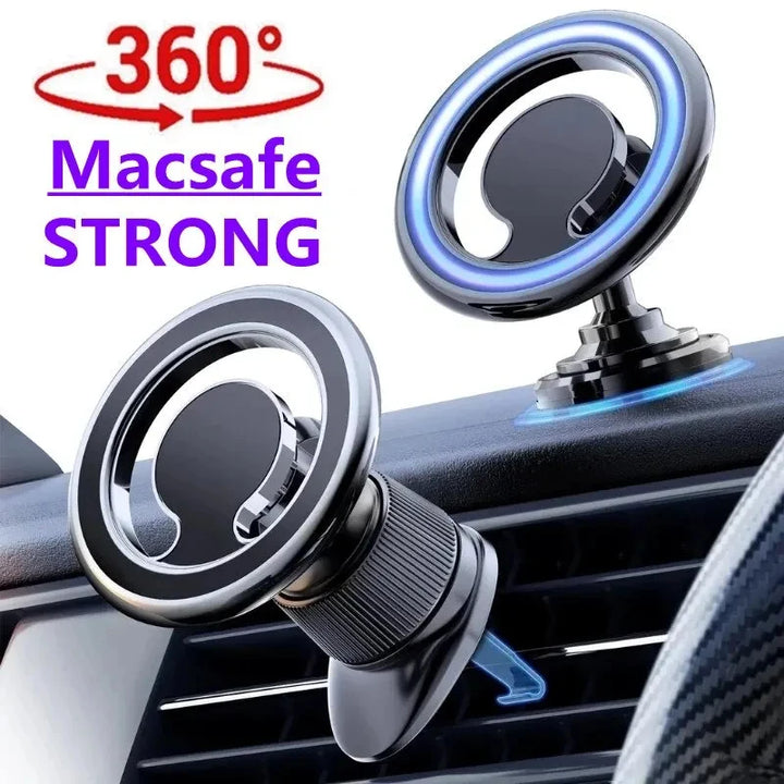 BowLift | MagnoGrip AutoMount Magnetic Phone Holder for Car | 360° Rotatable | Strong Hold for iPhone, Samsung & Co.