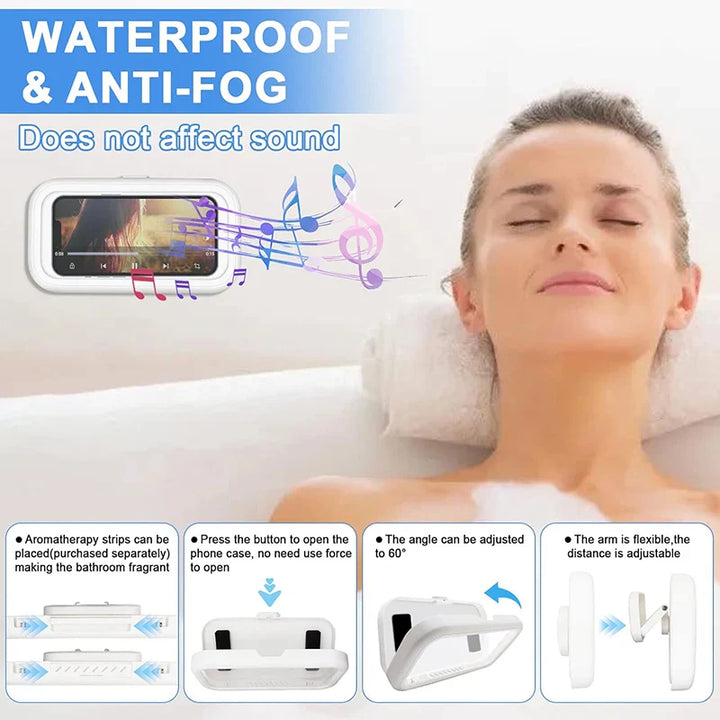 BowLift | Adjustable Waterproof Wall Mount Phone Holder