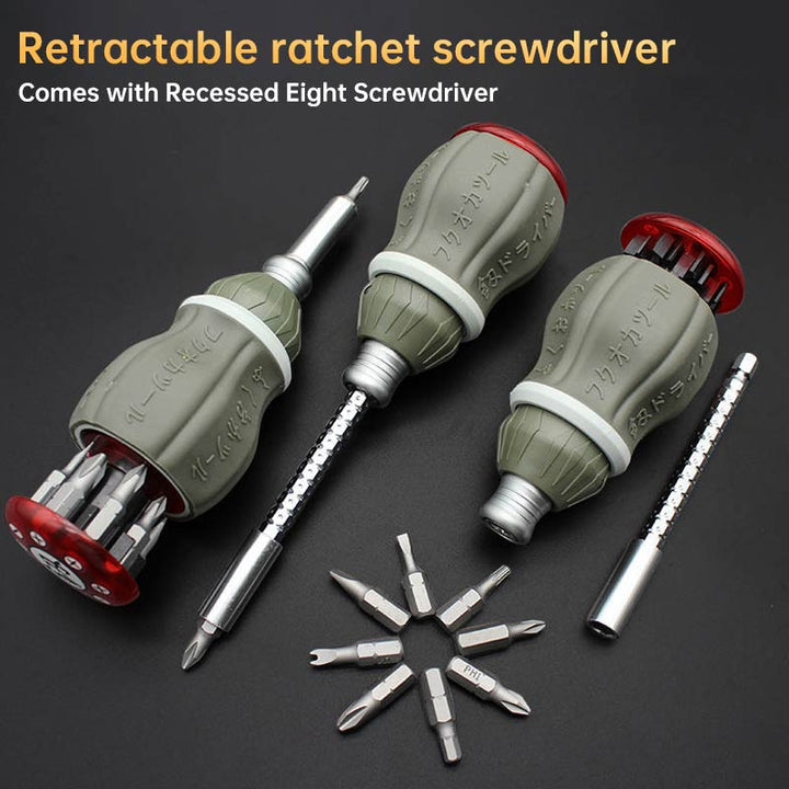 BowLift | Telescopic Portable Magnetic Fix Flex Screwdriver Set