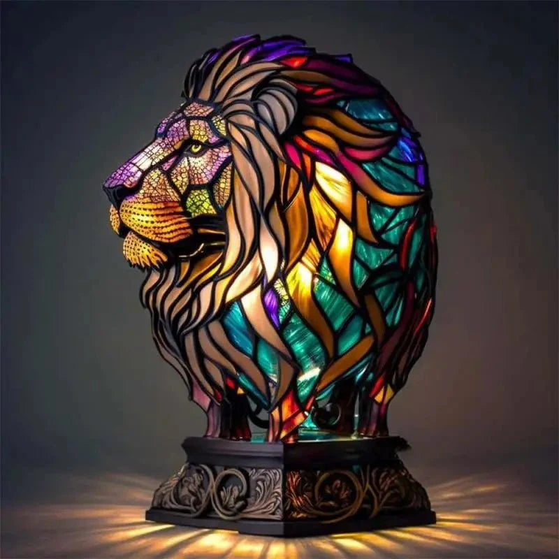 BowLift | MosaicCritter - 3D animal lamp - Multicolor tears - Retro design