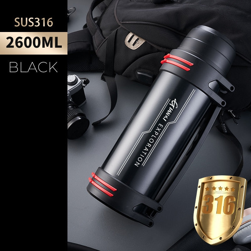 Giant Drink Stainless Steel Thermos Bottle | Bowlift