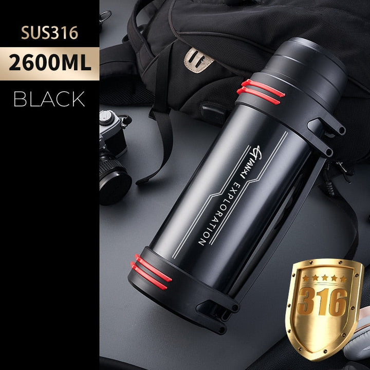 Giant Drink Stainless Steel Thermos Bottle | Bowlift