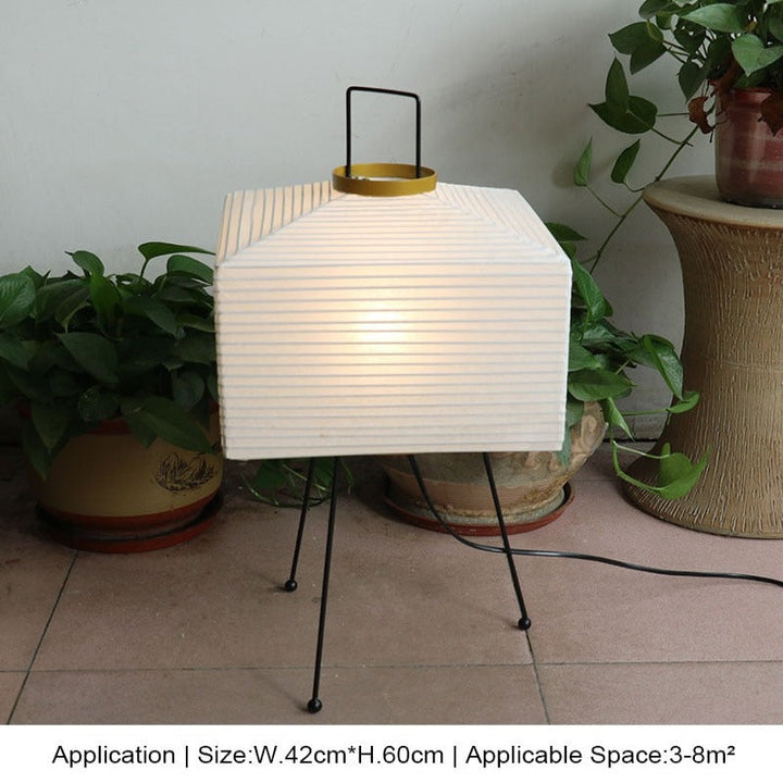 BowLift | Japanese Creative Paper Floor Lamp with Tripod
