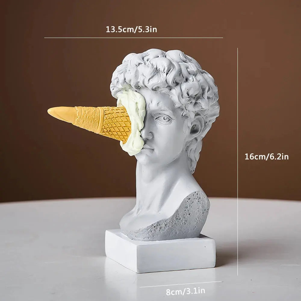 BowLift | David Statue Ice Cream Edition: Gourmet and Elegant Art
