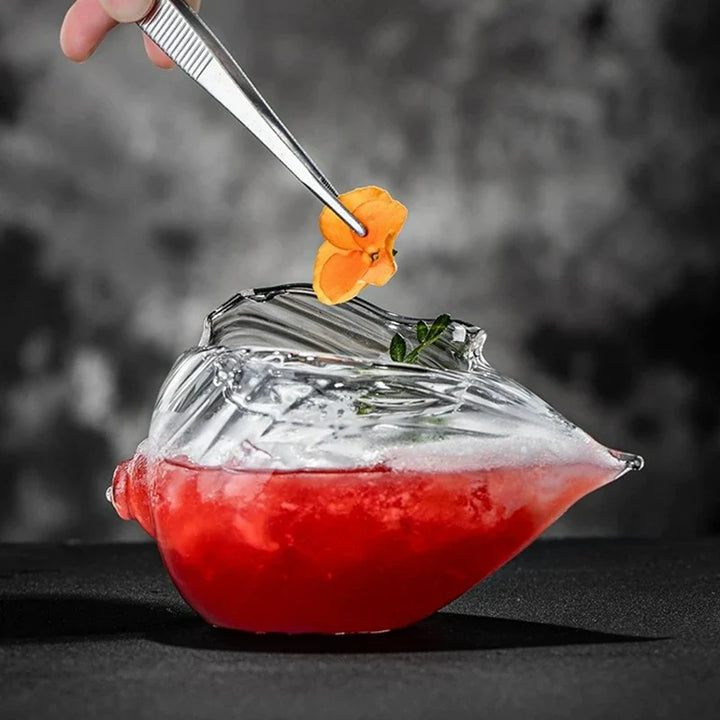 Conch Shell Glass 2-Piece Set Bowlift