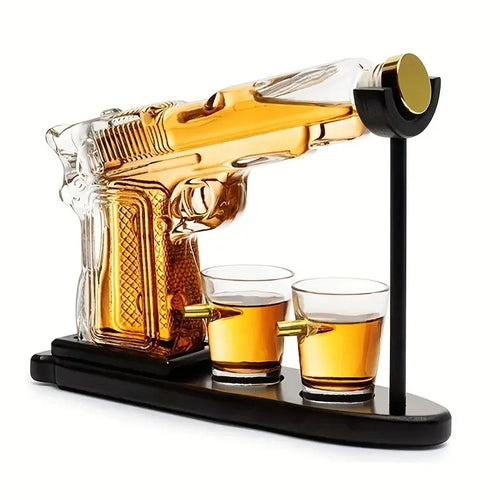 BowLift | Gun Shape Bullet Glass Decanter Set