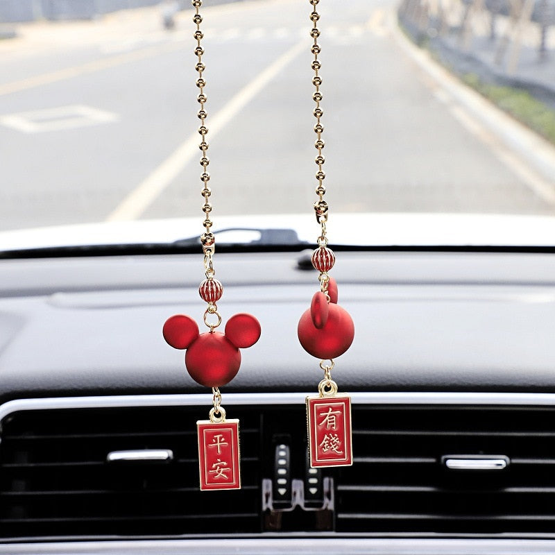 BowLift | Lucky Deer Car Rearview Mirror Decor
