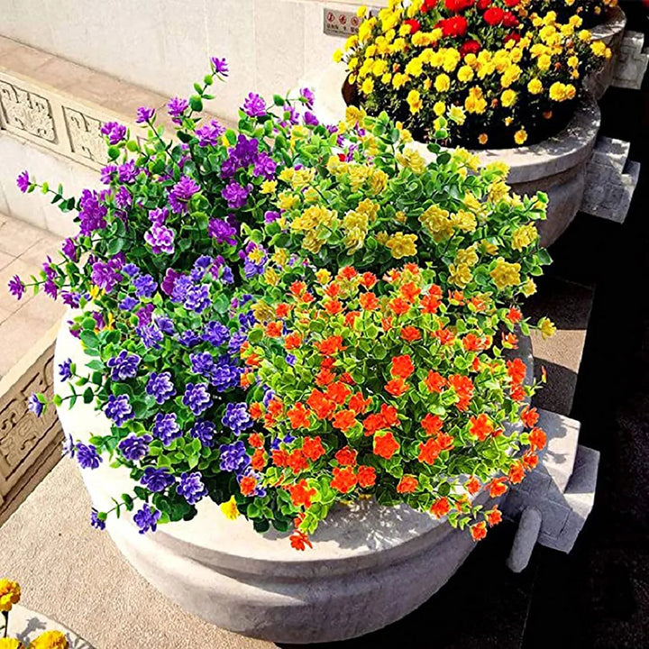 BowLift | Artificial Flowers FloraSun | UV-resistant & Weatherproof | Hanging Decorative Plants for Garden & Balcony | Easy Care & Evergreen