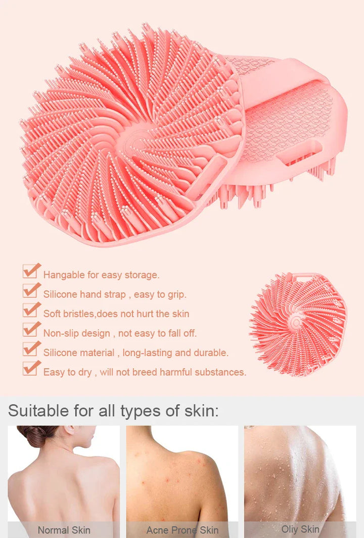 BowLift | Soft Silicone Shower Body Scrubber