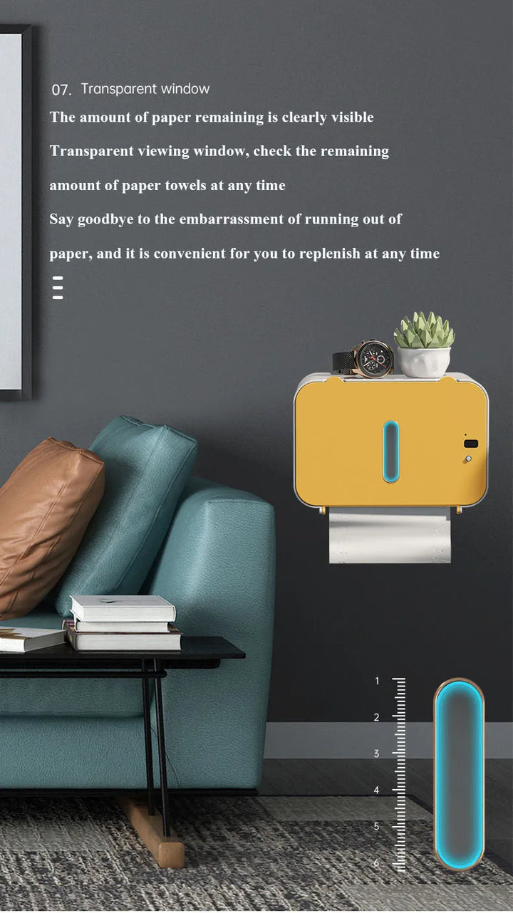 BowLift | Wall-Mounted Smart Automatic Tissue Dispenser