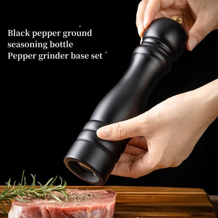 BowLift | Salt and Pepper Mill Set – Manual Spice Mill made of Wood with Ceramic Grinder & Adjustable Grinding Degree