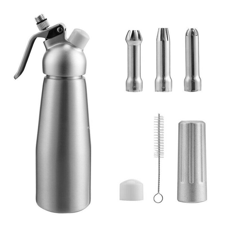 Sahnespender Alu with 3 nozzles 500ml | Bowlift