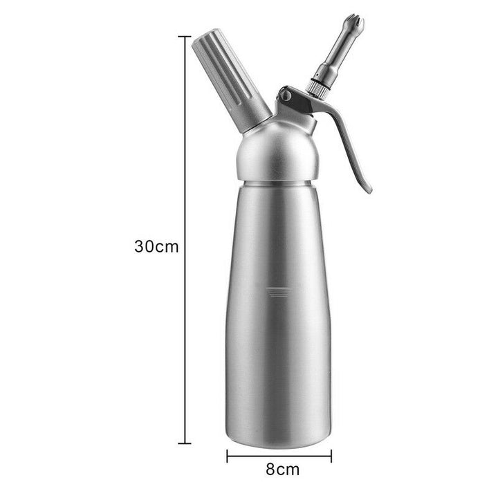 Sahnespender Alu with 3 nozzles 500ml | Bowlift