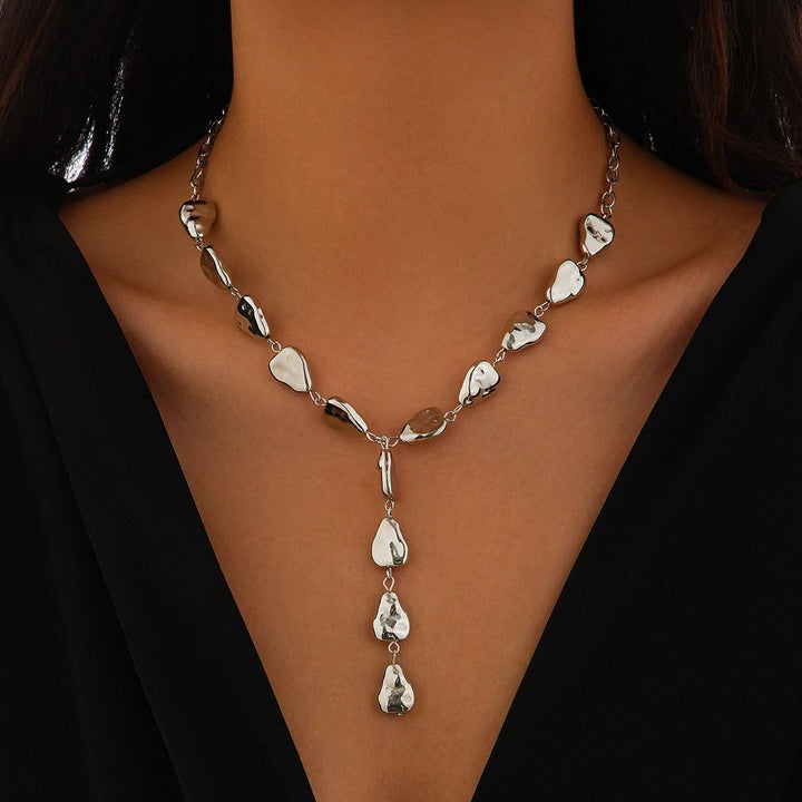 BowLift | Modern Stone Inspired Lariat Necklace