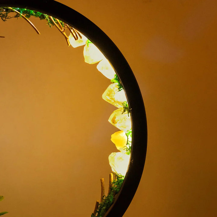 CrystalGlow Luxe Circle Night Lamp | Bowlift