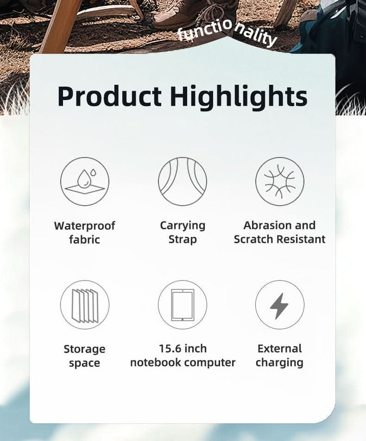 BowLift | Multifunctional outdoor backpack with USB port