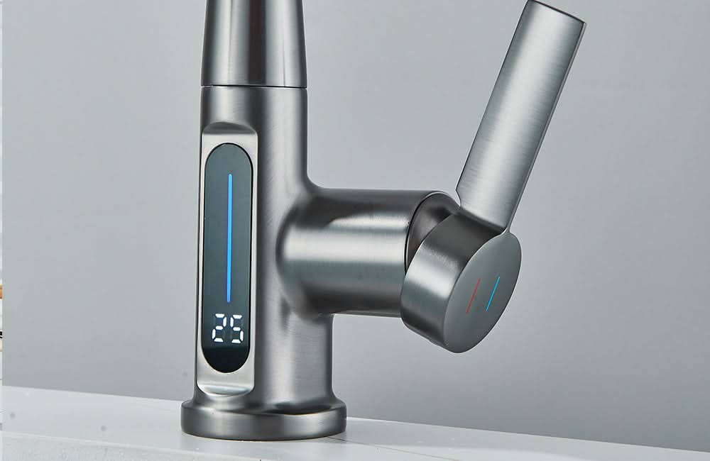 BowLift | LUXOR - Modern digital washbasin tap