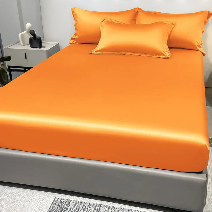 BowLift | SatinDreams Luxury Fitted Sheet | Silky Satin Bed Sheet | Breathable & Cooling | Wrinkle-Free | Easy Care