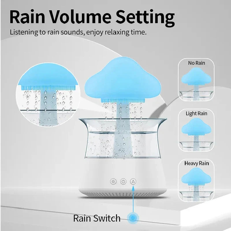 BowLift | Cloud Rain Forest Aromatherapy Humidifier Lamp