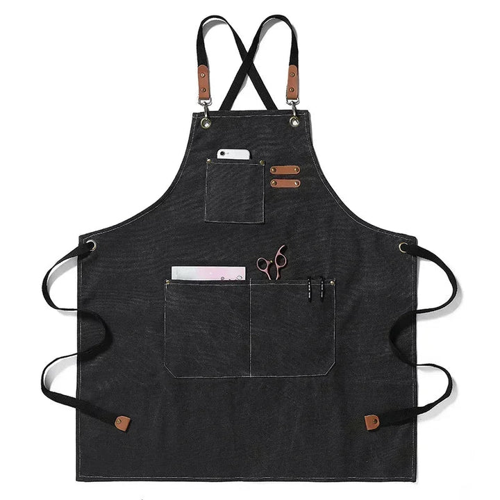 Canvas apron with pockets, adjustable, Unisex | Bowlift