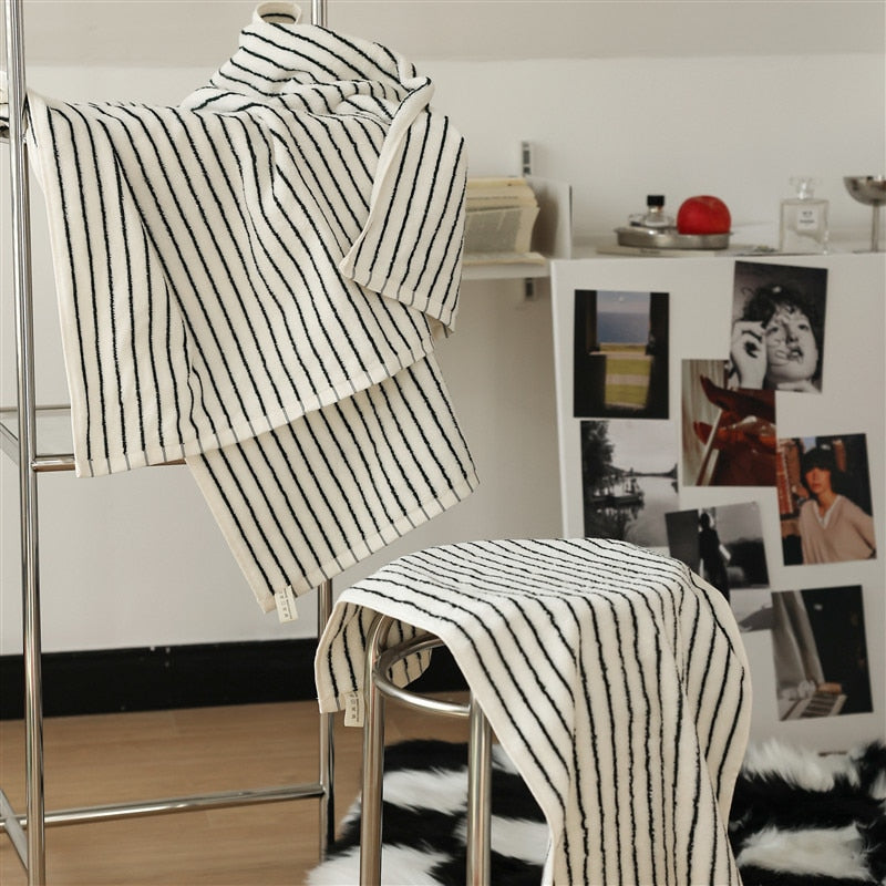 Stripe Cotton Towel | Bowlift