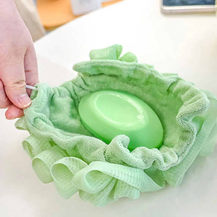 BowLift | 2-In-1 Exfoliating Mesh Shower Sponge