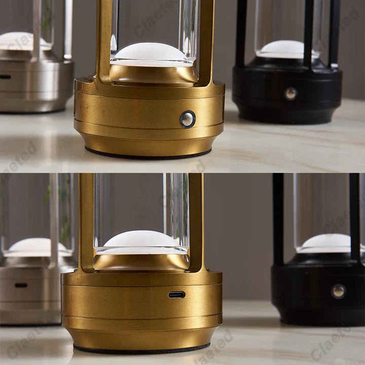 BowLift | Rechargeable Wireless LuxeGlow Table Lamp - Elegant Wireless Lamp for Every Mood