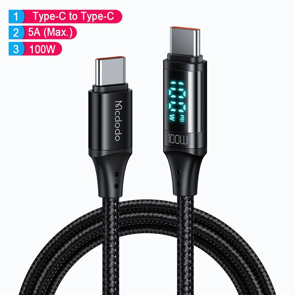 BowLift | Power Display Universal Fast Charging Phone Cable
