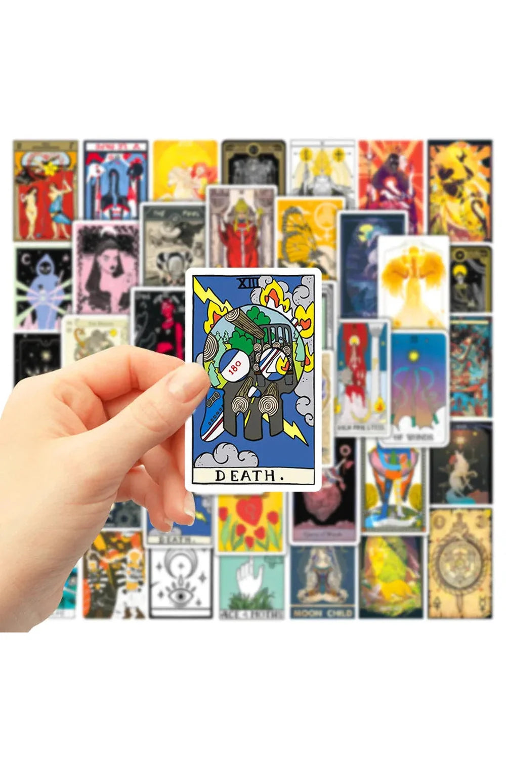 Tarot Doodle Scrapbooking Stickers | Bowlift