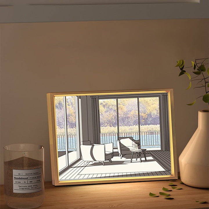 BowLift | 2D Painting Art Lumina Creative LED Lamp