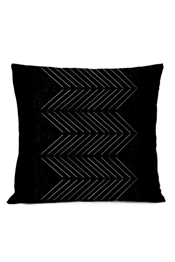 Black Geometric Pillowcase | Bowlift